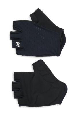 BOSS x ASSOS fingerless cycling gloves with padded palm by HUGO BOSS