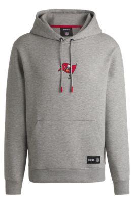 BOSS x NFL interlock hoodie with special branding by HUGO BOSS