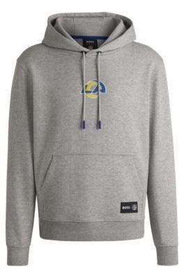 BOSS x NFL interlock hoodie with special branding by HUGO BOSS