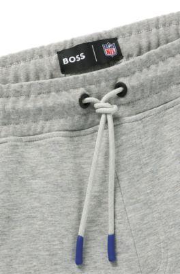 BOSS x NFL signature-tape tracksuit bottoms with special branding by HUGO BOSS