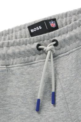 BOSS x NFL signature-tape tracksuit bottoms with special branding by HUGO BOSS