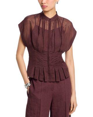 Badavina Pleated Blouse - Exclusive by HUGO BOSS