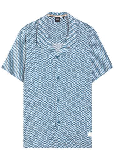 Beach patterned woven shirt by HUGO BOSS