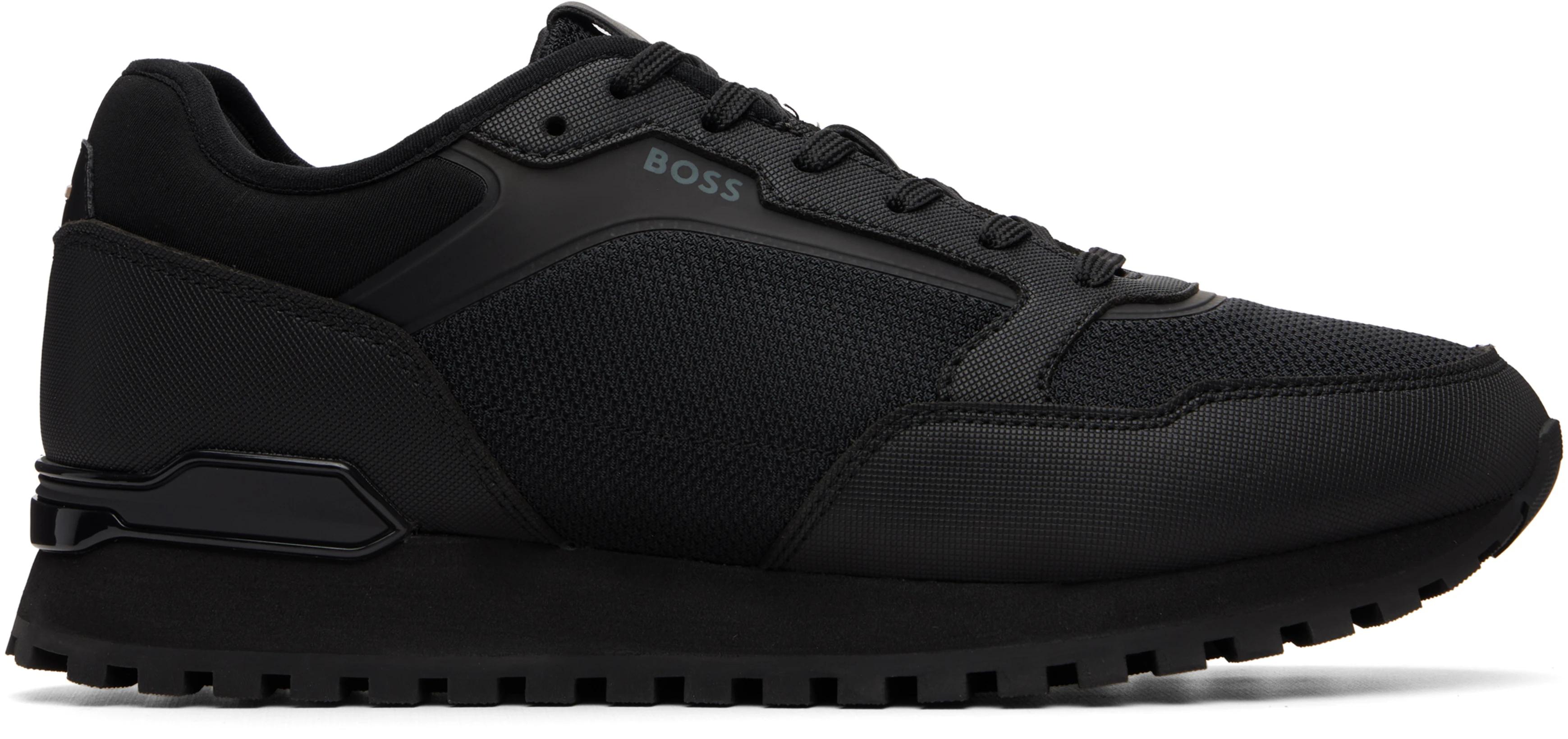 Black Canvas Sneakers by HUGO BOSS