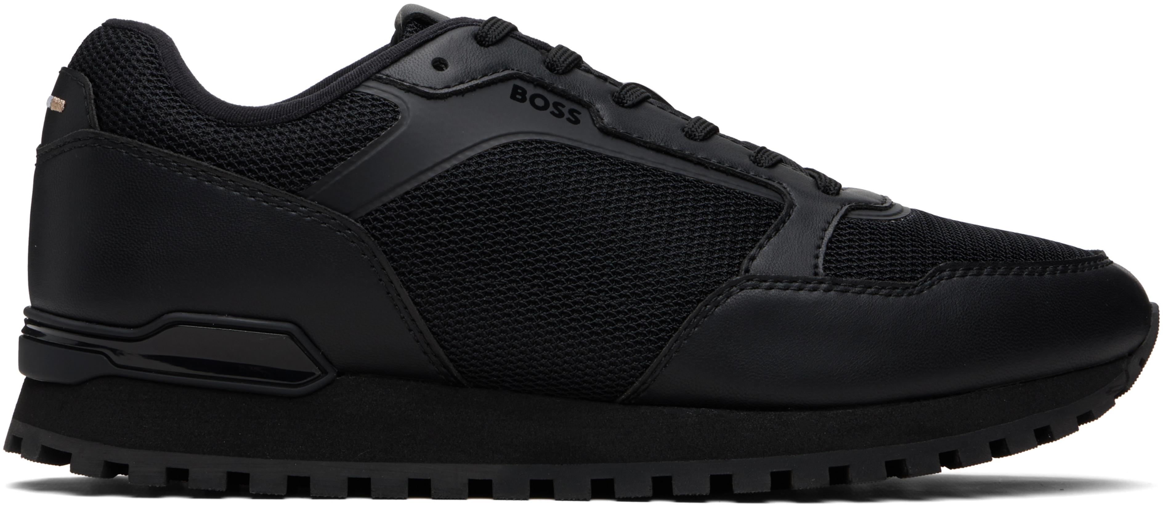 Black Running-Inspired Sneakers by HUGO BOSS