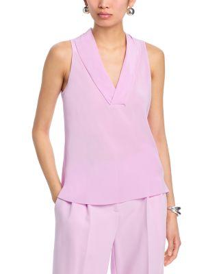 Bolaru Silk Sleeveless Top - Exclusive by HUGO BOSS