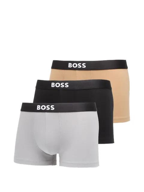 Boss One logo-waistband trunks by HUGO BOSS