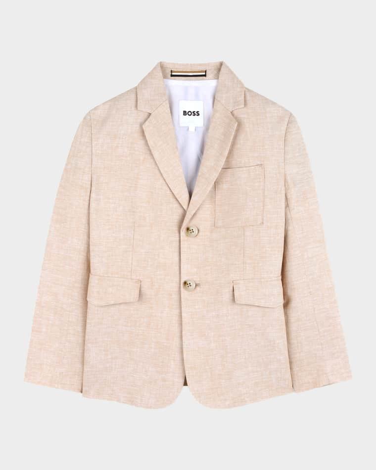 Boy's Ceremony Suit Jacket, Size 8-16 by HUGO BOSS