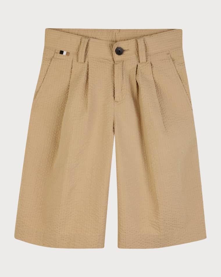 Boy's Cotton Bermuda Shorts, Size 8-16 by HUGO BOSS