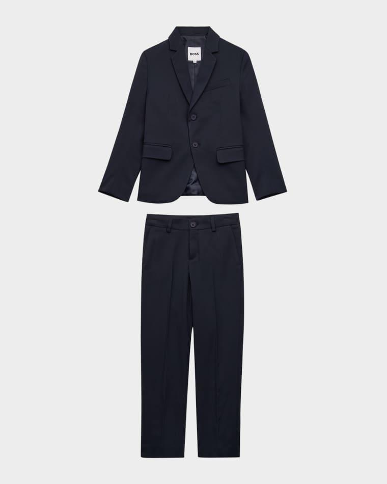 Boy's Modern 2-Piece Suit, Size 4-8 by HUGO BOSS