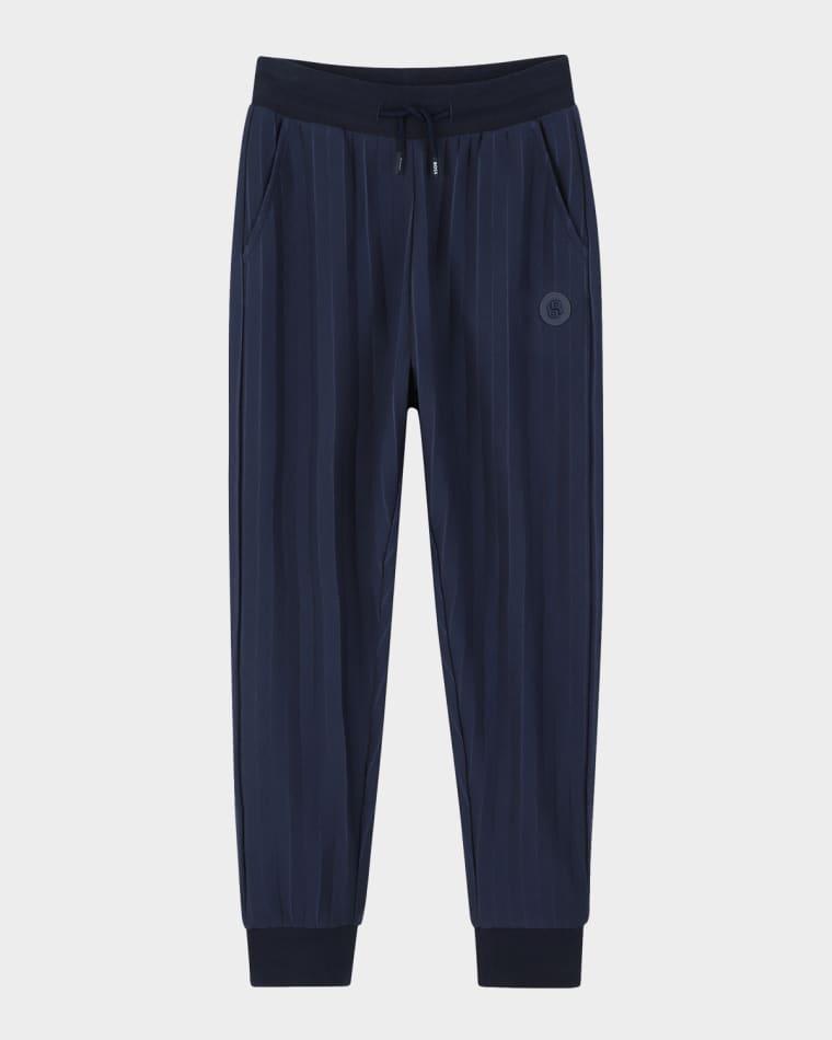 Boy's Striped Jogger Pants, Size 4-6 by HUGO BOSS