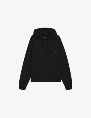 Brand-Embroidered Cotton-Jersey Hoody by HUGO BOSS