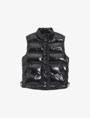 Branded Glossy Shell Gilet by HUGO BOSS