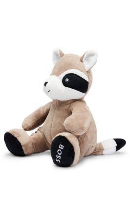 Branded faux-fur red panda for babies by HUGO BOSS