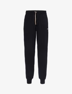Branded tapered-leg stretch-cotton jogging bottoms by HUGO BOSS