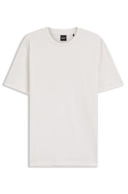 Bubble-structure T-shirt in cotton by HUGO BOSS