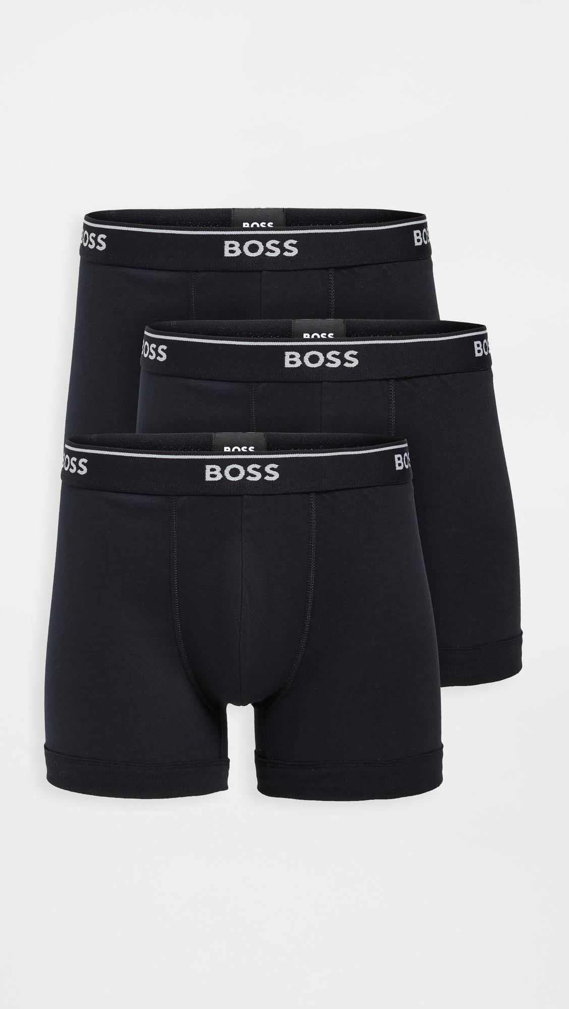 Classic Cotton 3 Pack Boxer Briefs by HUGO BOSS