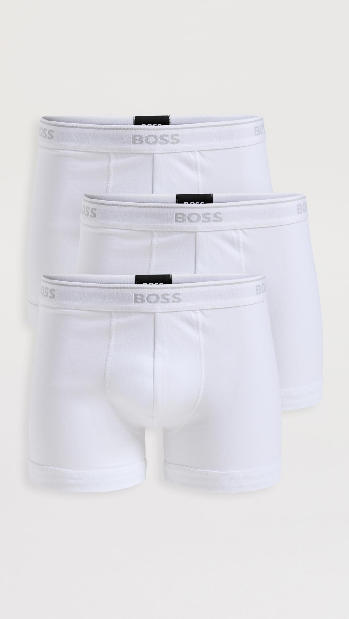 Classic Cotton Boxer Briefs 3 Pack by HUGO BOSS