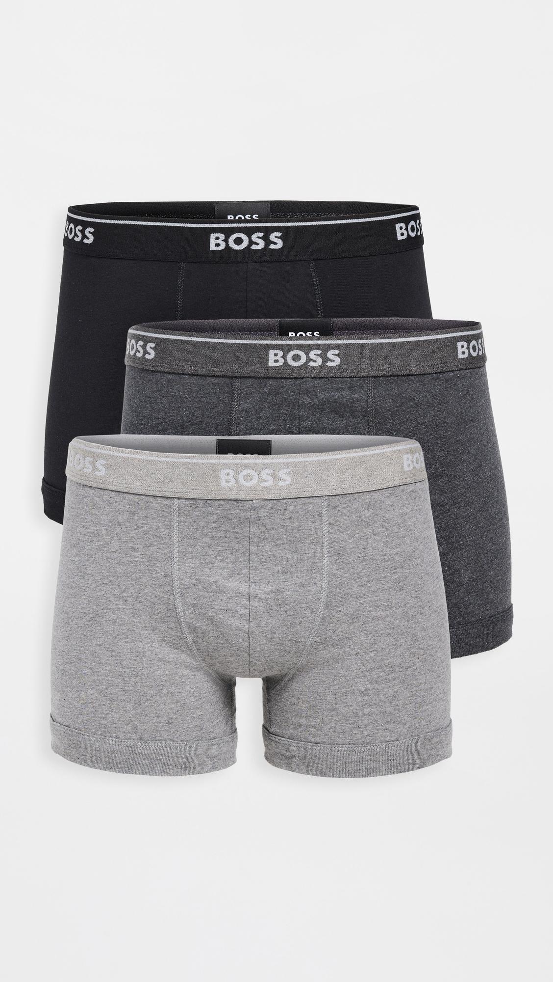 Classic Cotton Boxer Briefs 3 Pack by HUGO BOSS