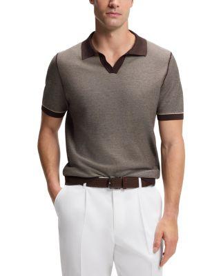 Cotton Blend Knit Polo by HUGO BOSS