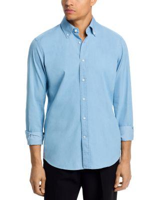 Cotton Button Down Shirt by HUGO BOSS