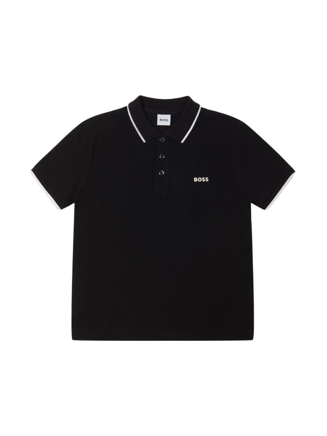 Cotton Piqué Polo by HUGO BOSS