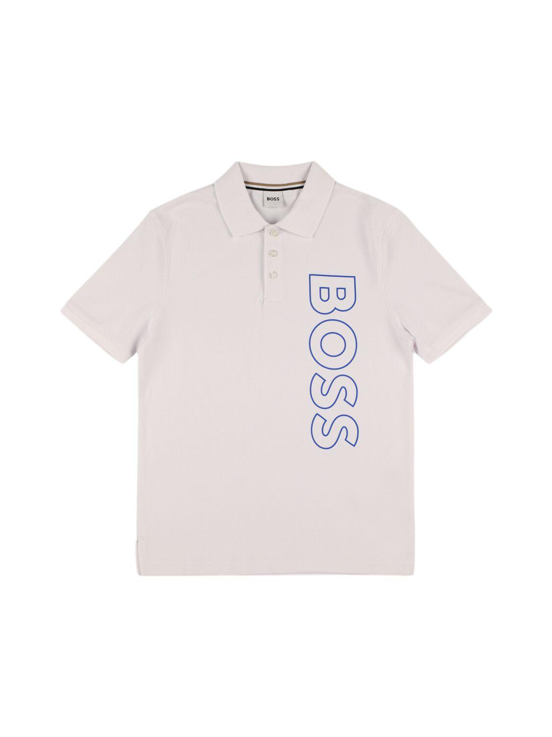 Cotton Piqué Polo by HUGO BOSS