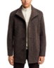 Coxtan Textured Stand Collar Button Coat by HUGO BOSS