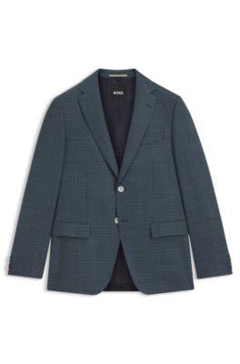 Crease-resistant jacket in a wool blend by HUGO BOSS