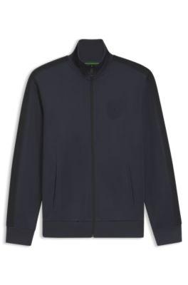 Crest-logo sweatshirt in a relaxed fit by HUGO BOSS