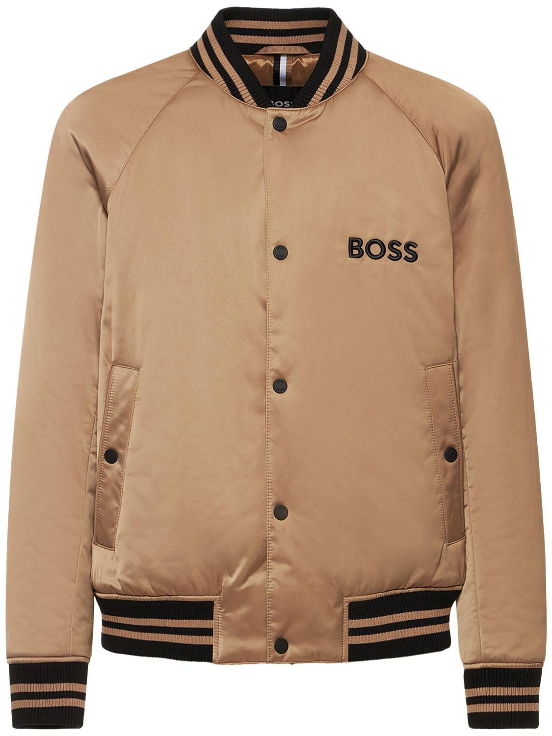 Crospa Logo Varsity Jacket by HUGO BOSS