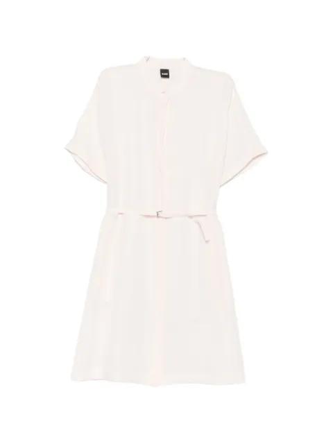 Dalinia belted short-sleeve mini dress by HUGO BOSS