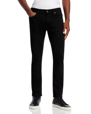 Delaware Slim Fit Jeans in Black by HUGO BOSS