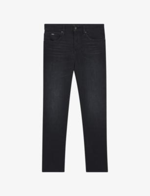 Delaware Slim-Fit Stretch-Denim Jeans by HUGO BOSS