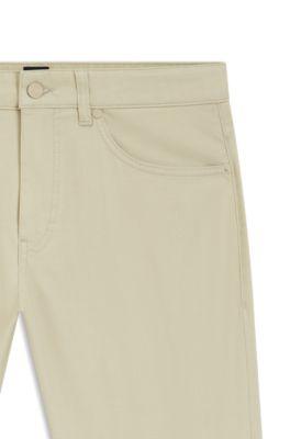 Delaware slim-fit trousers in a cotton blend by HUGO BOSS