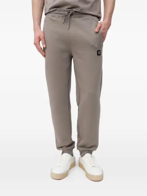 Dimacs drawstring-fastening logo-patch trousers by HUGO BOSS