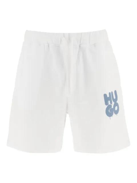 Dolivar Graffiti-logo shorts by HUGO BOSS