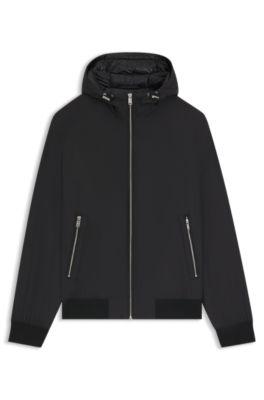 Down-filled jacket with water-repellent finish by HUGO BOSS