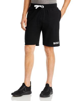 Ease Cotton Logo Print Shorts by HUGO BOSS