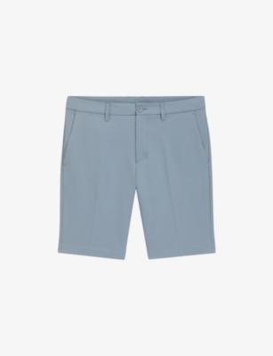 Elasticated-Waist Slim-Fit Stretch-Woven Shorts by HUGO BOSS