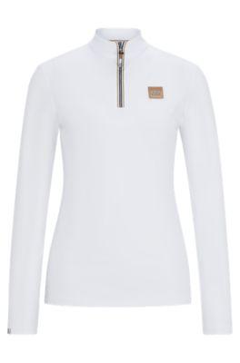 Equestrian show top in super-stretch fabric by HUGO BOSS