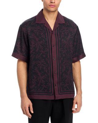 Espino Oversized Fit Paisley Shirt by HUGO BOSS
