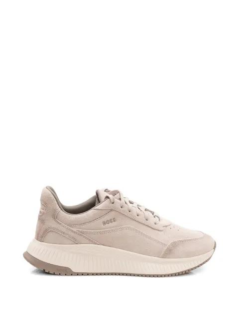 Evo Run panelled suede sneakers by HUGO BOSS