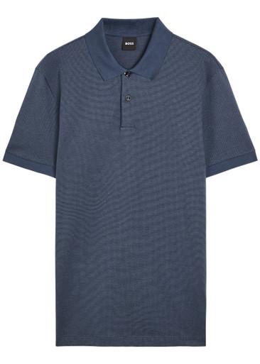 Fine-knit cotton polo shirt by HUGO BOSS