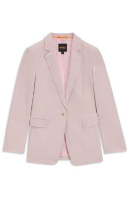 Fitted blazer in stretch fabric by HUGO BOSS