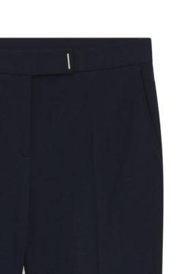 Flared-fit pants in stretch jersey by HUGO BOSS