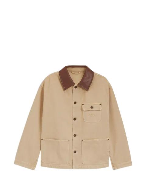Flimane chest-pocket contrast-collar jacket by HUGO BOSS