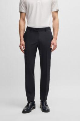 Formal trousers in washable super-flex fabric by HUGO BOSS Formal trousers in washable super-flex fabric by HUGO BOSS