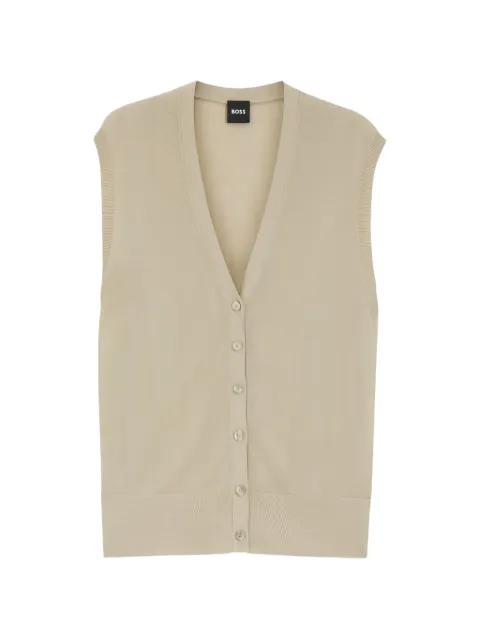 Fumi knitted vest by HUGO BOSS