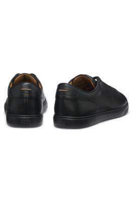 Gary sneakers in brushed leather by HUGO BOSS